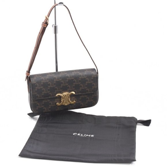 CELINE Brown 2C Shoulder Bag - Picture 10 of 10